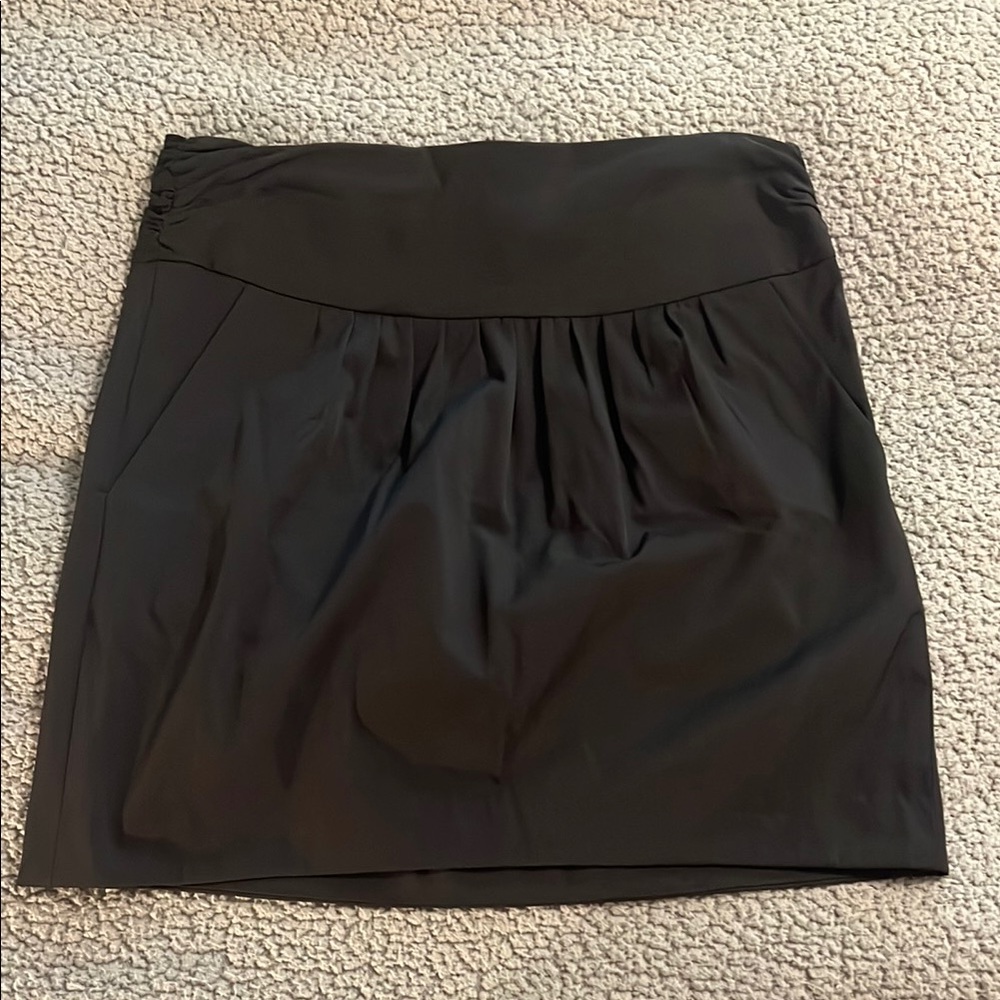 Banana Republic Black Bubble Mini Skirt